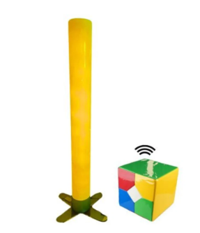 Remote Cube Controller for Bubble Tubes and Walls