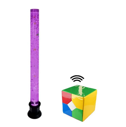 Remote Cube Controller for Bubble Tubes and Walls