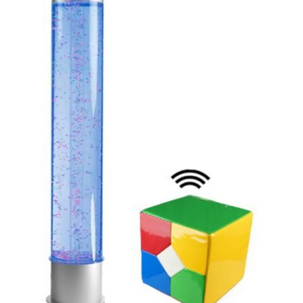 Extra Wide Sensory Bubble Tube- 5ft (150cm) + Optional Remote Cube/ Large Button Controller