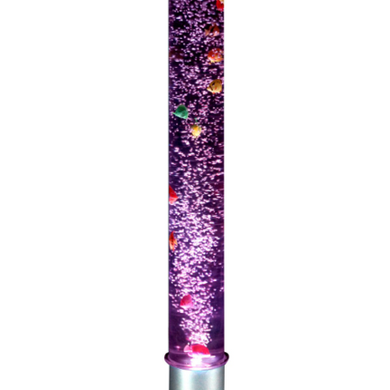Sensory Colour Changing Round Base Bubble Tube- 120cm & Bracket + Wireless Remote Control Options