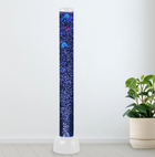 Sensory Colour Changing Bubble Lamp Light Tube with Floating Fish – 105cm- White/Black
