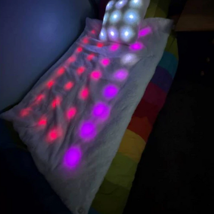 LED Light Up Sensory Cushion + Optional Blanket