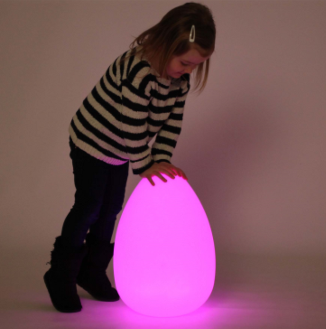 Sensory Egg Shaped Mood Light- Rechargeable- Small/Large