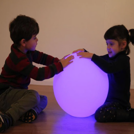 Round Sphere Colour Changing Sensory LED Mood Ball- Rechargeable-40cm/50cm Options