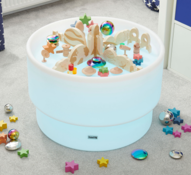 Tickit Sensory Colour Changing Mood Discovery Table- with Optional Themed Wooden Dividers