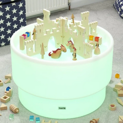 Tickit Sensory Colour Changing Mood Discovery Table- with Optional Themed Wooden Dividers