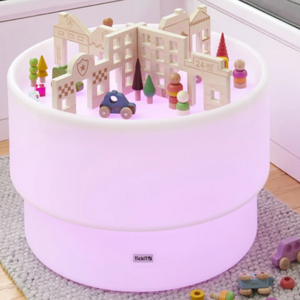 Tickit Sensory Colour Changing Mood Discovery Table- with Optional Themed Wooden Dividers