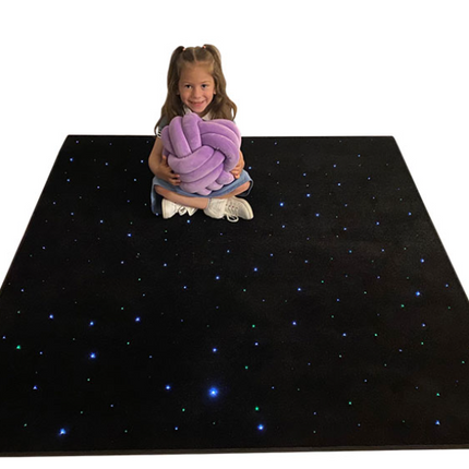Sensory Light Up Carpet Touch Activated- Rechargeable- 95cm x 95cm or 145xm x 145cm