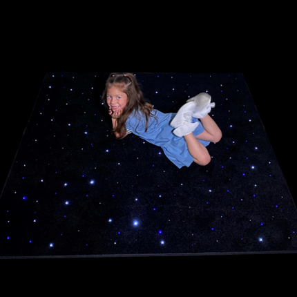 Sensory Light Up Carpet Touch Activated- Rechargeable- 95cm x 95cm or 145xm x 145cm