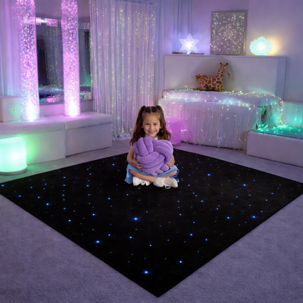 Sensory Light Up Carpet Touch Activated- Rechargeable- 95cm x 95cm or 145xm x 145cm
