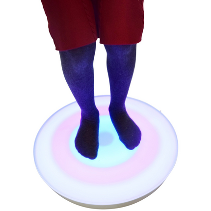 Light Up Round Sensory Floor Tile Interactive LED Touch Sensitive – 30cm or 50cm
