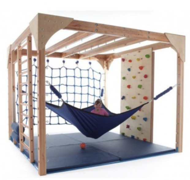 Climbing/Swing Frame Set for Sensory Integration Therapy (SENSIS System)- 300cm x 300cm x 240cm