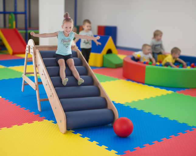 Small Sensory Integration Therapy Roller Slide - 274cm x 100cm x 74cm