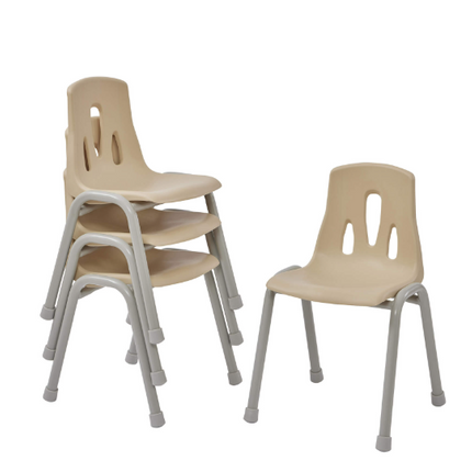 Stackable Modern Thrifty Chairs - Set of 4 | Nursery and Classroom Furniture