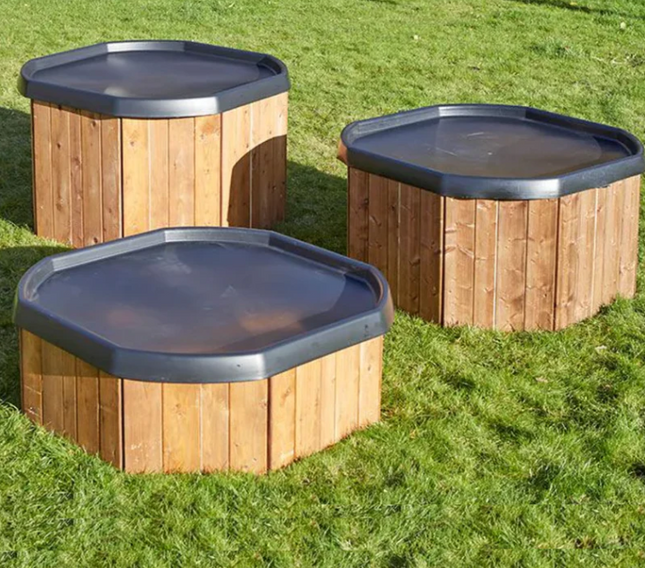 Tuff Spot Super Store - 3 Heights or Set of 3 | Outdoor Learning | Forest School | Imaginative Play | Messy Play | Sensory Play | Storage