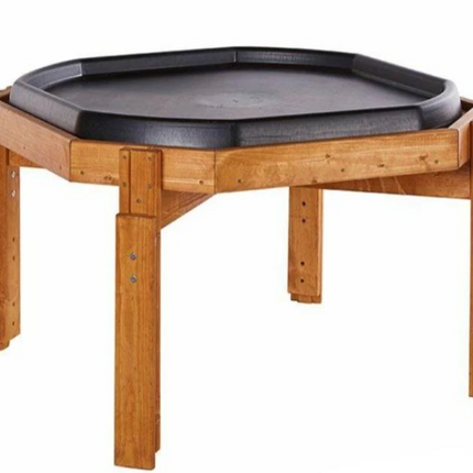 Accessible Wooden Wheelchair Tuff Spot Stand - Height Adjustable | Outdoor Learning | Forest School | Exploratory Play | Sensory Play | Messy Play