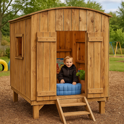 Shepherd's Hut - Outdoor | Forest School | Garden | Fort | Playground | Imaginative Play | Sensory Pod