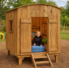 Shepherd's Hut - Outdoor | Forest School | Garden | Fort | Playground | Imaginative Play | Sensory Pod