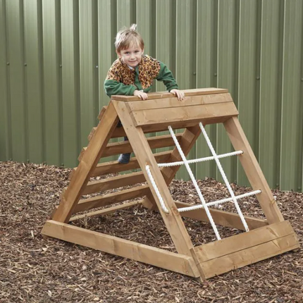 Clamber Net Crest - Outdoor Learning | Imaginative Play | Forest School | Playground | Physical Education