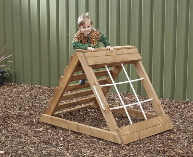 Clamber Net Crest - Outdoor Learning | Imaginative Play | Forest School | Playground | Physical Education
