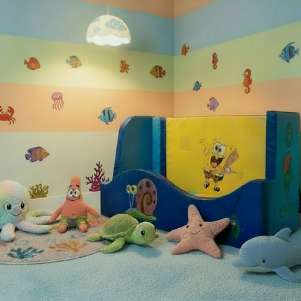 4ft Single High Backed Snug Sleeper Bed - PVC | Multiple Colour Options | Safe Sleeping | Safety Bed | Foam | Custom