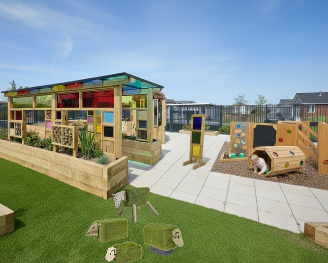 Sensory Totem- Sensory Garden | Forest School | Outdoor Classroom | Nursery | Home
