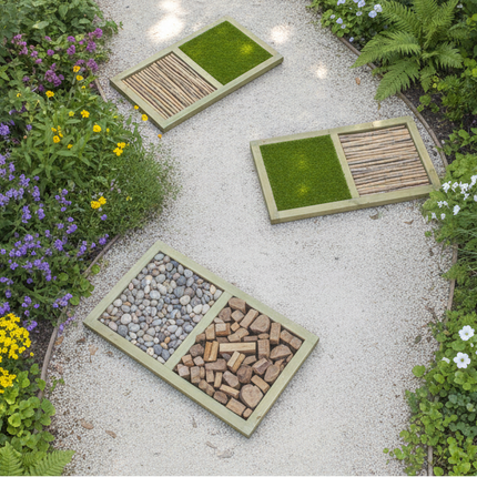 Sensory Tactile Learning Panels - Set of 3 Pairs | Sensory Garden | Playground | Sensory Circuit