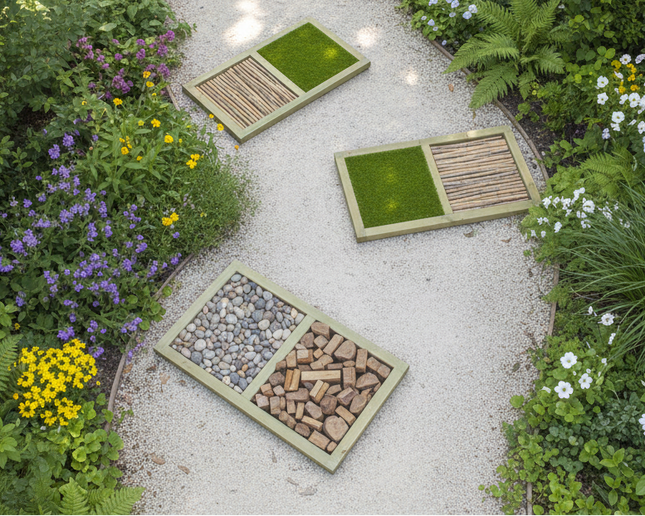 Sensory Tactile Learning Panels - Set of 3 Pairs | Sensory Garden | Playground | Sensory Circuit