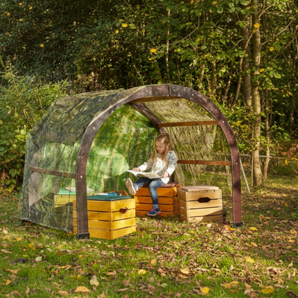 Umbu Group Arch Den Outdoor - 135 x 180 x 120cm | Outdoor Learning | Imaginative Play | Forest School | Playground | Reading | Story Time