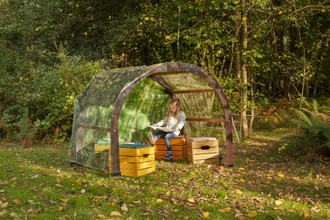 Umbu Group Arch Den Outdoor - 135 x 180 x 120cm | Outdoor Learning | Imaginative Play | Forest School | Playground | Reading | Story Time