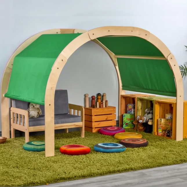 Umbu Indoor Wooden Group Arch - 135 x 180 x 120cm | Outdoor Learning | Imaginative Play | Forest School | Playground | Reading | Story Time