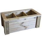 Wooden 3 Bed Planter