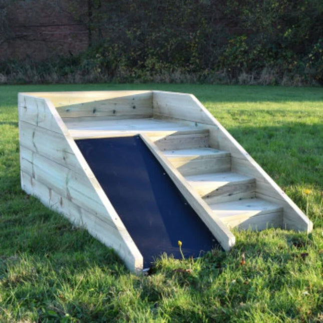 Wooden Early Years Outdoor Slide