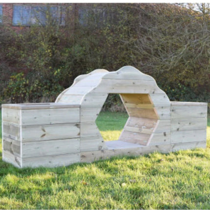 Wooden Outdoor Adventure Tunnel Ages 3 Years+