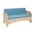 Sofa + Blue Cushion