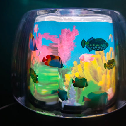 Rotating Fish Lamp