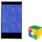 Wall Hanging Cascade Bead Wall + Remote Cube