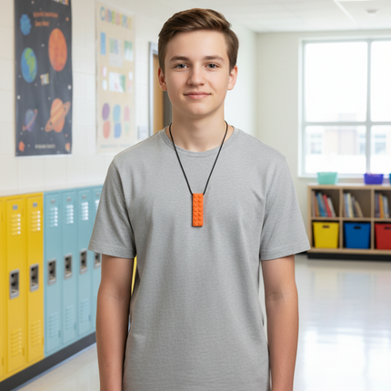 Brick Chew Necklace - Sensory Chewlery