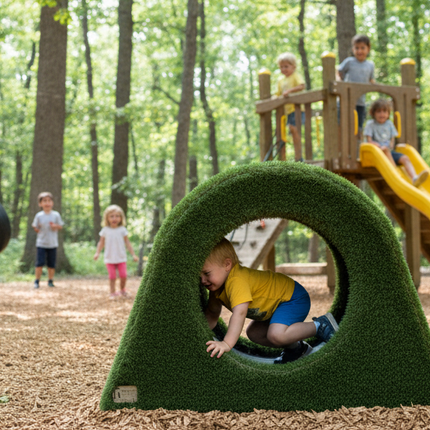 Toddler Outdoor Free Standing Crawl Tunnel - 78 x 114 x 60 cm | Playground | Sensory Garden | Forest School