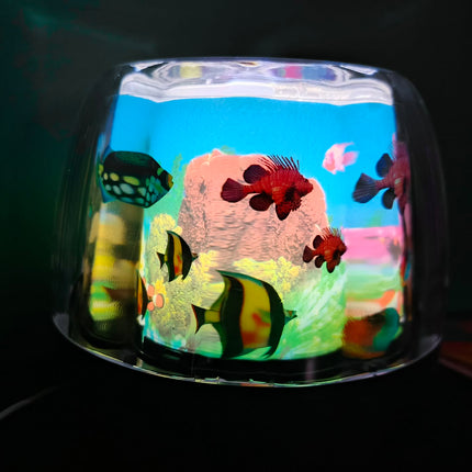 Rotating Fish Lamp