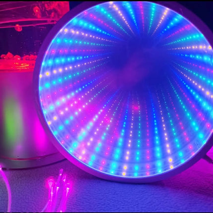 23cm Infinity Mirror — Rechargeable or USB Option