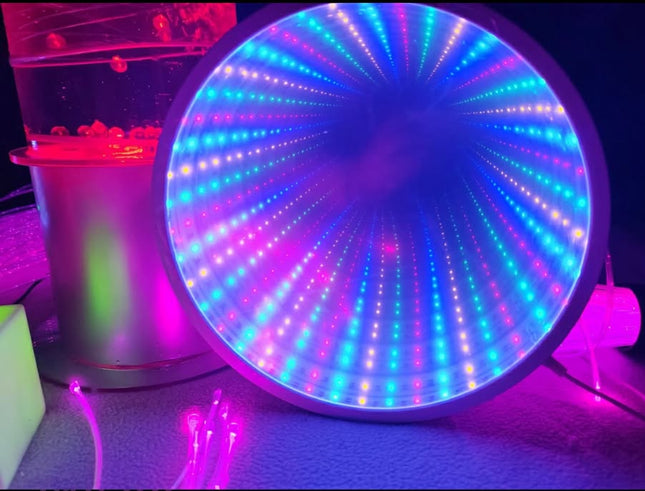 23cm Infinity Mirror — Rechargeable or USB Option