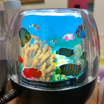 Rotating Fish Lamp