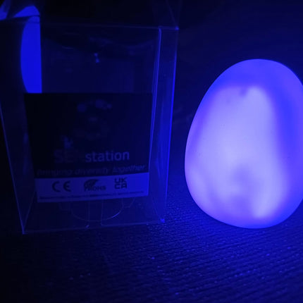 Sensory LED Colour Changing  Mini Mood Egg Night Lights- Single or Pack of 4