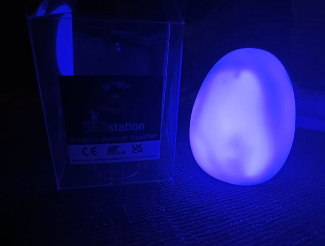 Sensory LED Colour Changing  Mini Mood Egg Night Lights- Single or Pack of 4