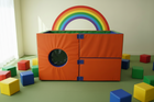 4ft Single Enclosed Folding Door Sleeper Bed - PVC | Multiple Colour Options | Safe Sleeping | Safety Bed | Foam | Custom
