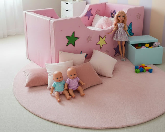 3ft Single Simple Sleeper Bed - PVC | Multiple Colour Options | Safe Sleeping | Safety Bed | Foam | Custom