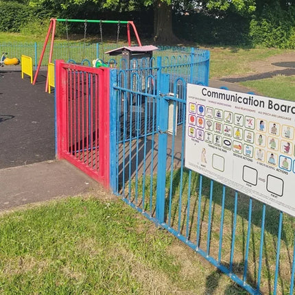 Communication Board - 100cm x 53cm | Community Spaces | Sensory Garden | Playground | School | Home