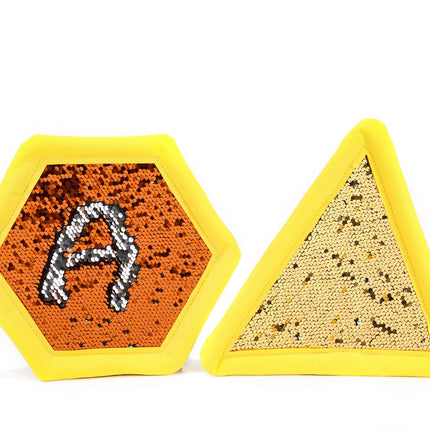 Set of 6 Large Sequin Shape Pads